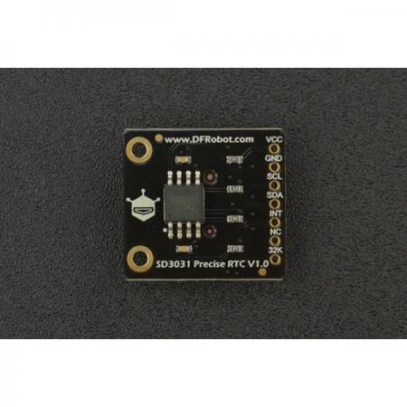 디바이스마트,MCU보드/전자키트 > 버튼/스위치/제어/RTC > RTC/타이머,DFROBOT,Fermion: SD3031 Precision RTC Module for Arduino (Breakout) [DFR0998],고정밀, ± 3.8ppm@25℃ / 통합 온도 보상기, 작은 온도 드리프트 / 판독 가능한 버튼 셀 전압 / 내장형 70바이트 SRAM