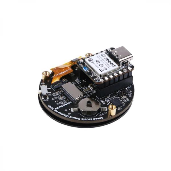디바이스마트,오픈소스/코딩교육 > 파이썬/IoT 개발 보드 > Seeedstudio XIAO > XIAO 모듈/확장보드,Seeedstudio,Round Display for Seeed Studio XIAO [104030087],모든 XIAO 개발 보드와 호환되는 확장 보드 / 39mm 디스크로 설계된 한쪽 면에 완전히 덮힌 터치 스크린이 특징 / 보드 RTC, 충전 칩, 컴팩트한 크기의 TF 카드 슬롯이 포함되어 있어 스마트 홈, 웨어러블 등의 대화형 디스플레이 에 적합