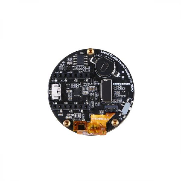 디바이스마트,오픈소스/코딩교육 > 파이썬/IoT 개발 보드 > Seeedstudio XIAO > XIAO 모듈/확장보드,Seeedstudio,Round Display for Seeed Studio XIAO [104030087],모든 XIAO 개발 보드와 호환되는 확장 보드 / 39mm 디스크로 설계된 한쪽 면에 완전히 덮힌 터치 스크린이 특징 / 보드 RTC, 충전 칩, 컴팩트한 크기의 TF 카드 슬롯이 포함되어 있어 스마트 홈, 웨어러블 등의 대화형 디스플레이 에 적합
