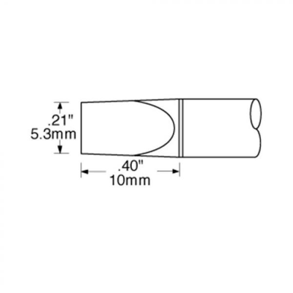 디바이스마트,수공구/전자공구/전동공구 > 전자공구 > 인두기팁/인두기팁크리너 > METCAL 인두팁,METCAL,MFR-1160 전용 5.3MM 인두팁(치즐) (SP200 호환) SSC-717A 390도,CARTRIDGE, CHISEL, EXTRA LARGE, 5.3MM (0.209 IN),