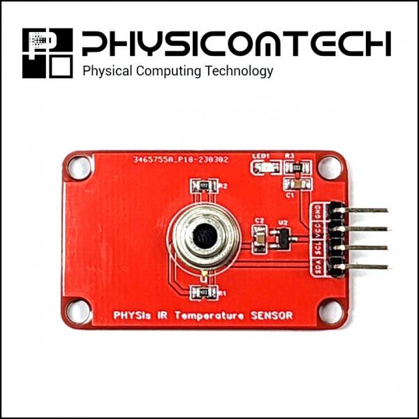 디바이스마트,MCU보드/전자키트 > 센서모듈 > 온도/습도 > 온도센서,피지컴텍,적외선 비접촉 온도센서 모듈(MLX90614),동작전압 : 3.0 ~ 5.0V / 측정각도 : 90° / 검출정확도 : 24Bits