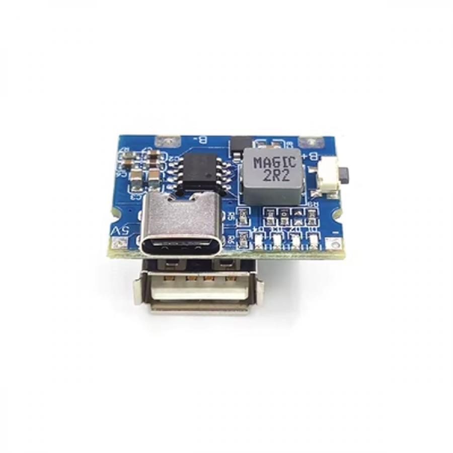 리튬 배터리 USB C 충전 USB A,C 방전 2A 모듈  [HPRO-0017]