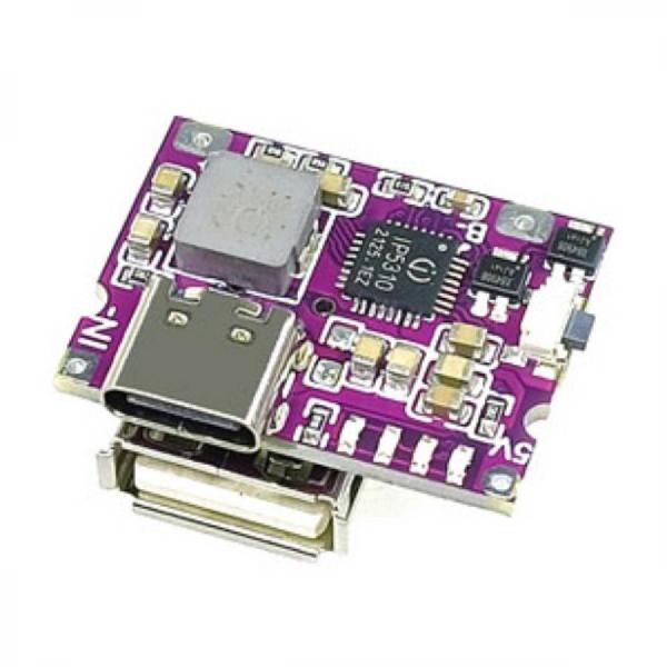 디바이스마트,MCU보드/전자키트 > 전원/신호/저장/응용 > 충전/배터리/전원,SMG,리튬 배터리 USB C 충전 USB A,C 방전 3A 모듈 [HPRO-0022],4.2V의 완충 전압을 갖는 리튬폴리머, 리튬이온 배터리 충전, 5V 출력 모듈