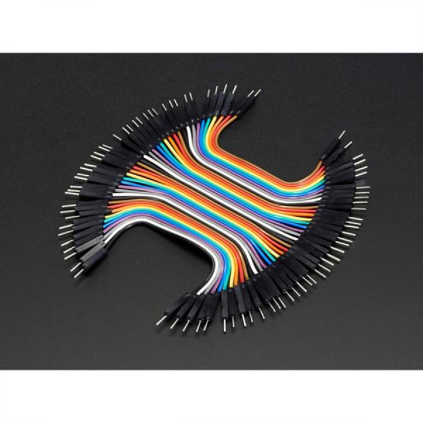 디바이스마트,케이블/전선 > 점퍼/하네스/악어/바나나 > 점퍼 와이어/케이블,Adafruit,Premium Male/Male Jumper Wires - 40 x 3' (75mm) [ada-759],프리미엄 수/수 점퍼와이어 / 길이 : 40x3"(75mm)