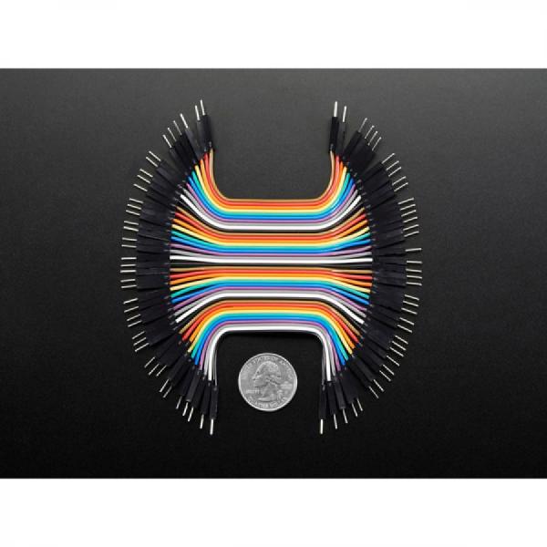 디바이스마트,케이블/전선 > 점퍼/하네스/악어/바나나 > 점퍼 와이어/케이블,Adafruit,Premium Male/Male Jumper Wires - 40 x 3' (75mm) [ada-759],프리미엄 수/수 점퍼와이어 / 길이 : 40x3"(75mm)