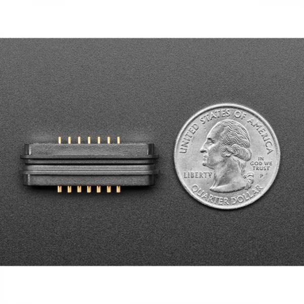 디바이스마트,커넥터/PCB > I/O 커넥터 > 마그네틱 커넥터,Adafruit,DIY Magnetic Connector - Straight 7 Contact Pins - 2.2mm Pitch [ada-5468],DIY 마그네틱 커넥터 / 2.2mm 피치