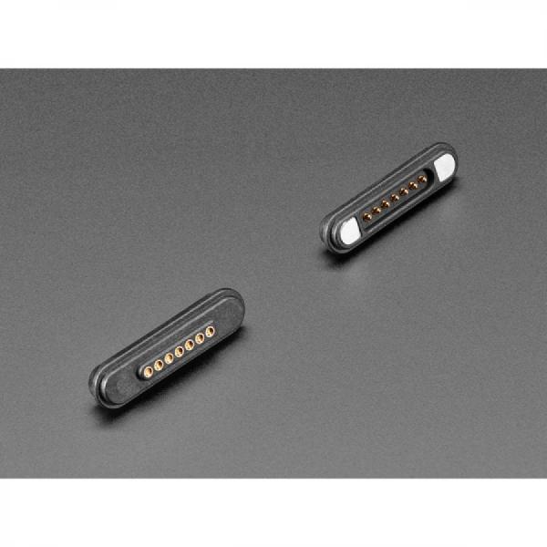 디바이스마트,커넥터/PCB > I/O 커넥터 > 마그네틱 커넥터,Adafruit,DIY Magnetic Connector - Straight 7 Contact Pins - 2.2mm Pitch [ada-5468],DIY 마그네틱 커넥터 / 2.2mm 피치