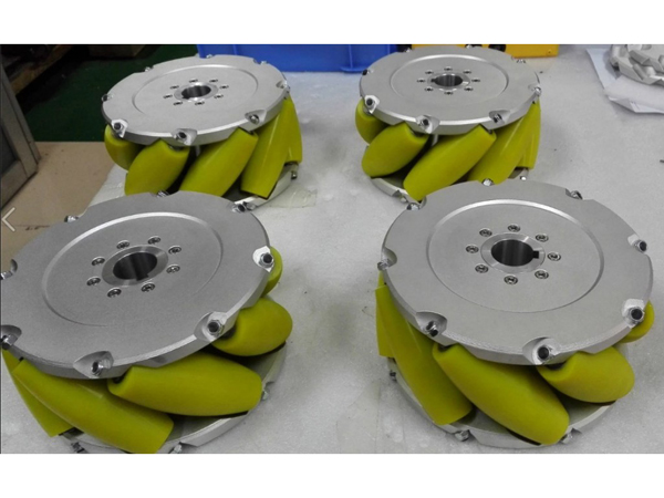 디바이스마트,기계/제어/로봇/모터 > 로봇부품 > 바퀴/휠 > 옴니 휠,NEXUS Robot,A SET OF 8INCH(203MM) HEAVYDUTY INDUSTRIAL MECANUM WHEEL [NX-NM203A],4개 1세트 , 무게 8kg/pcs, 적재용량 800kg/set의 203mm 옴니 휠입니다.