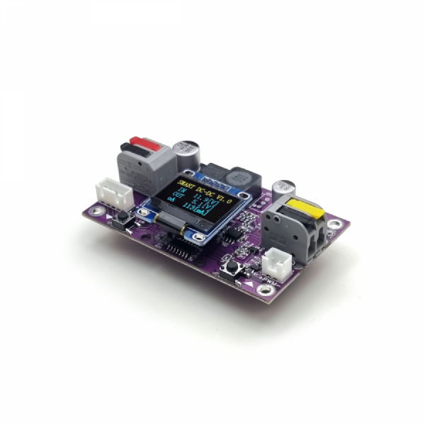 디바이스마트,전원/파워/배터리 > DC-DC 컨버터 모듈 > 강하형 모듈(외장) > 비절연 스위칭 모듈,한진데이타,고정밀 디지털 제어 0~30V/3A 가변출력 OLED전압표시 전원모듈 (P0735-3),79 x 48mm / 입력전압 : DC 5.5 ~ 35V / 출력전압 : DC 0 ~ 30V