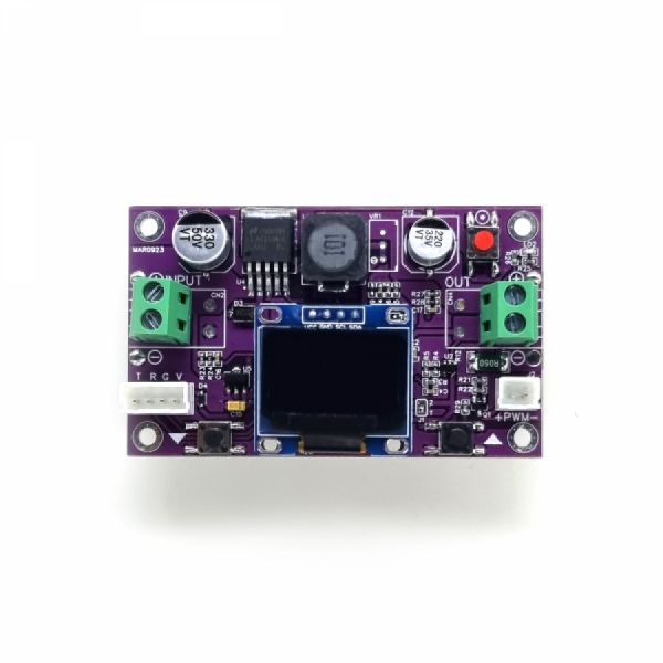 디바이스마트,전원/파워/배터리 > DC-DC 컨버터 모듈 > 강하형 모듈(외장) > 비절연 스위칭 모듈,한진데이타,고정밀 디지털 제어 0~30V/3A 가변출력 OLED전압표시 전원모듈 (P0735-3),79 x 48mm / 입력전압 : DC 5.5 ~ 35V / 출력전압 : DC 0 ~ 30V