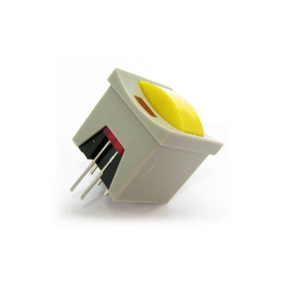 디바이스마트,스위치/부저/전기부품 > 스위치 > 푸쉬버튼 스위치 > 조광형 스위치,부림전기,BL150-L-M 램프 푸쉬 스위치 (황색),푸쉬 스위치 / 30V DC 0.1A / 2C2P / 15.2mm*15.2mm / LED내장