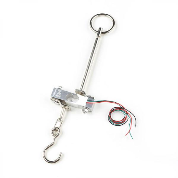 디바이스마트,계측기/측정공구 > 로드셀 > 기타,SparkFun,Load Cell - 10kg, Straight Bar with Hook (HX711) [SEN-21669],최대 10kg의 압력을 전기 신호로 변환 가능 / 알루미늄 합금 / 4개의 변형률 게이지 / 출력 감도: 1.0±0.1mV/V / 정확도: 0.05%FS