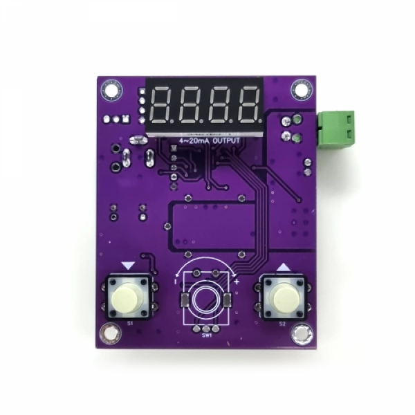 디바이스마트,MCU보드/전자키트 > 통신/네트워크 > 기타 네트워크/통신,한진데이타,디지털 버튼 제어형 4~20mA 신호발생모듈(P7152),58 x 72mm / 버튼 : 2개 (출력 전류 증가/감소) / 동작 전원 : DC 12V(8~15V)