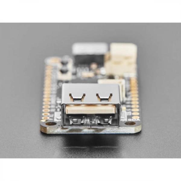 디바이스마트,오픈소스/코딩교육 > 라즈베리파이 > 라즈베리파이 확장보드/HAT,Adafruit,Adafruit Feather RP2040 with USB Type A Host [ada-5723],Feather RP2040 / 8MB의 온보드 QSPI FLASH와 264K RAM / 부스트 컨버터 5V / 3.7V 리튬 폴리머 / 4개의  12비트 ADC(Pico보다 하나 더 많음) / USB A, C