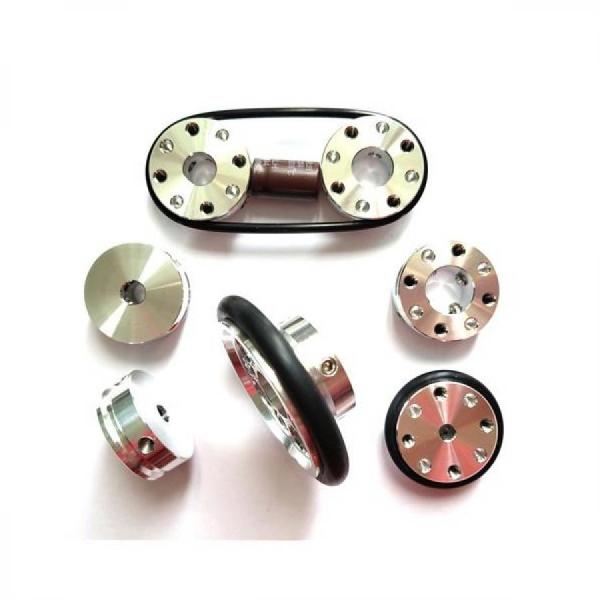 디바이스마트,기계/제어/로봇/모터 > 로봇부품 > 바퀴/휠 > 기타 바퀴,드림솔루션,벨트 풀리 허브 휠 로봇바퀴 belt pulley hub wheel,알루미늄소재 / hub 내경 4,5,6,8,10,12mm 외경25.5mm / wheel 외경 40mm 볼트와 고무링포함