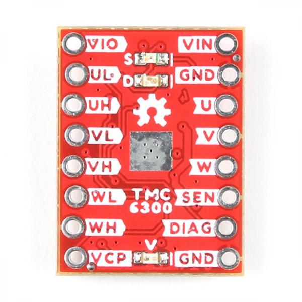 디바이스마트,MCU보드/전자키트 > 버튼/스위치/제어/RTC > 모터/모터컨트롤,SparkFun,Brushless Motor Driver - 3-Phase (TMC6300) [ROB-21867],TMC6300 / 3상 브러시리스 모터 드라이버 / 최대 2A(1.4A RMS)의 3상 BLDC 또는 PMSM 모터를 제어 / 전압 범위: 2-11V