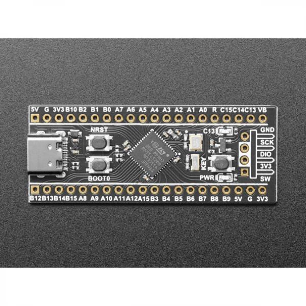 디바이스마트,MCU보드/전자키트 > 프로세서/개발보드 > ARM > 기타,Adafruit,STM32F411 'BlackPill' Development Board [ada-4877],STM32F411용 개발 보드 / 512KB 플래시, 128KB SRAM이 있으며 100MHz에서 실행 / SOIC 플래시 메모리를 위한 공간 / 3.3V 100mA LDO 레귤레이터, USB-C 커넥터 / 25mhz 및 32.768KHz 크리스탈, BOOT 버튼, 재설정 버튼