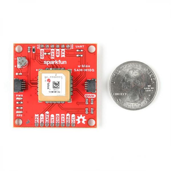 디바이스마트,MCU보드/전자키트 > 통신/네트워크 > GNSS/GPS > 일반용 GPS 모듈,SparkFun,SparkFun GPS Breakout - Chip Antenna, SAM-M10Q (Qwiic) [GPS-21834],SAM-M10Q GPS 브레이크아웃 / u-blox M10 수신기 / 최대 4개의 GNSS 별자리 수신(5Hz) /  최대 업데이트 속도는 18Hz, 콜드 스타트 ​​시간은 23초 / 1.5m 수평 위치 정확도