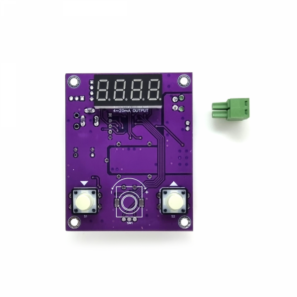 디바이스마트,MCU보드/전자키트 > 통신/네트워크 > 기타 네트워크/통신,한진데이타,디지털 버튼 제어형 4~20mA 신호발생모듈(P7152),58 x 72mm / 버튼 : 2개 (출력 전류 증가/감소) / 동작 전원 : DC 12V(8~15V)