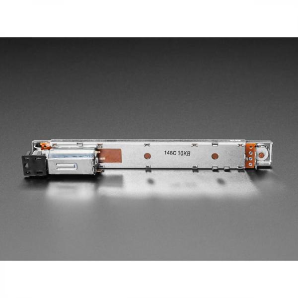 디바이스마트,RLC/수동소자 > (R) 저항 > 가변저항(포텐셔미터) > 슬라이드 포텐셔미터,Adafruit,Motorized Slide Potentiometer - 10KΩ Linear with 5V DC Motor [ada-5466],전동 슬라이드 포텐셔미터 / 총 저항 범위: 10KΩ±20% / 크기 : 144.0mm x 28.6mm x 17.0mm