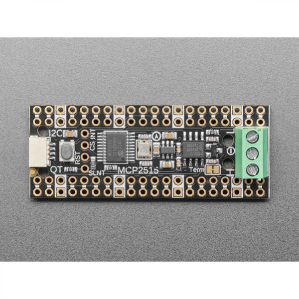 디바이스마트,MCU보드/전자키트 > 통신/네트워크 > CAN통신,Adafruit,Adafruit PiCowbell CAN Bus for Pico - MCP2515 CAN Controller [ada-5728],Pico용 Adafruit PiCowbell CAN 버스 / MCP2515 / 2.7~ 5.5V / 크기 : 52.0 x 20.2 x 10mm