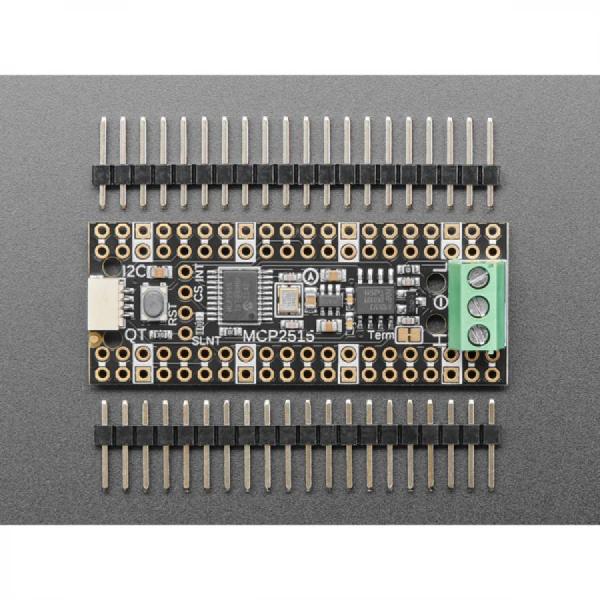 디바이스마트,MCU보드/전자키트 > 통신/네트워크 > CAN통신,Adafruit,Adafruit PiCowbell CAN Bus for Pico - MCP2515 CAN Controller [ada-5728],Pico용 Adafruit PiCowbell CAN 버스 / MCP2515 / 2.7~ 5.5V / 크기 : 52.0 x 20.2 x 10mm