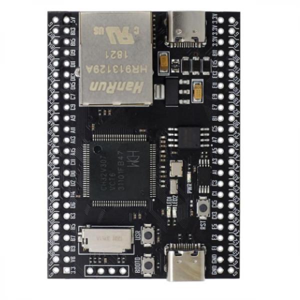 디바이스마트,MCU보드/전자키트 > 프로세서/개발보드 > 기타 MCU,VCC-GND Studio,RISC-V CH32V307VCT6 C타입 듀얼 코어 보드 [VND020],YD-LINK / 2.5V~3.3V / Frequency 144MHz / Flash 256Kb / RAM 64Kb / USB 케이블 포함