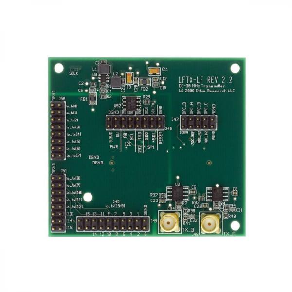 디바이스마트,MCU보드/전자키트 > 프로세서/개발보드 > Digilent > Scope, DAQ 및 장비,Digilent,LFTX Daughterboard for Ettus USRP N210: 0-30 MHz Tx 6002-410-028,LFTX 도터보드는 2개의 고속 연산 증폭기를 사용하여 0~30MHz의 전송 / HF 대역의 애플리케이션 또는 중간 신호를 상향 변환하고 증폭하기 위해 외부 프런트 엔드를 사용하는 애플리케이션에 적합 / 대역폭: 30MHz/채널
