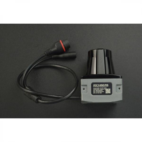 디바이스마트,MCU보드/전자키트 > 센서모듈 > 라이다/거리/초음파/라인 > 라이다(LiDAR)센서,DFROBOT,LakiBeam 1S - 270 Degree Industrial-grade Single-line 2D ToF LiDAR (15m, 12V, Ethernet UDP, IP65) [SEN0576],수평 FOV: 270° / 수평 각도 해상도 및 해당 회전 주파수: 0.2°(10Hz); 0.5°(20Hz) / 감지 범위: ≥ 15m@70 % 반사율, ≥ 10m@10 % 반사율 /  탐지 정확도: ±2cm / 크기: 60×60×80mm/2.36×2.36×3.15"