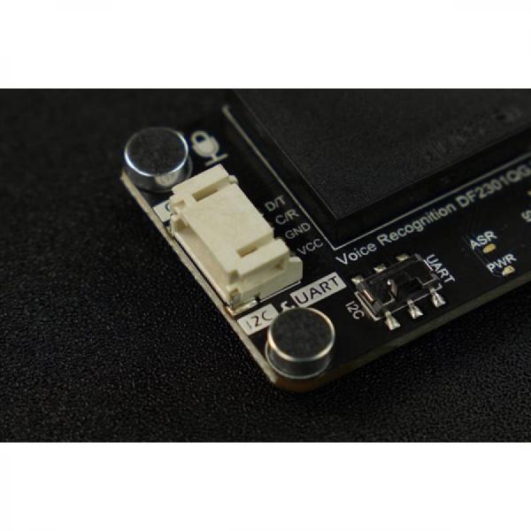 디바이스마트,MCU보드/전자키트 > 인공지능/임베디드/산업용 > 인공지능/머신러닝 > 인공지능 음성인식/스피커,DFROBOT,Gravity: Offline Language Learning Voice Recognition Sensor for Arduino / Raspberry Pi / Python / ESP32 - I2C & UART [SEN0539-EN],작동 전압: 3.3 - 5V / 최대 작동 전류: ≤370mA(5V) / 온보드 마이크 감도: -28db / 모듈 크기: 49×32mm/1.93×1.26"