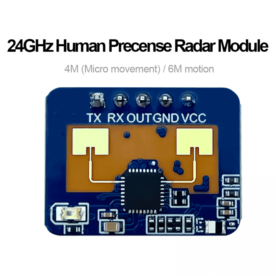 24G 레이다 인체감지 센서 모듈 [HLK-LD2410C]