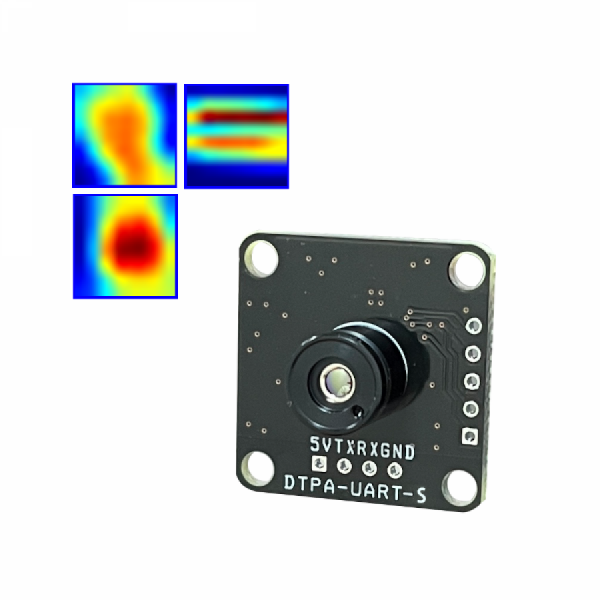 디바이스마트,MCU보드/전자키트 > 센서모듈 > 온도/습도 > 온도센서,디웰전자,DTPA-UART-0808S,비접촉 온도측정 : -20~200˚C 8x8 / Thermopile Arrays FOV : 19˚x19˚ / 통신 : UART
