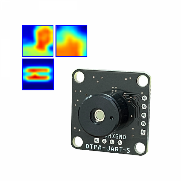 디바이스마트,MCU보드/전자키트 > 센서모듈 > 온도/습도 > 온도센서,디웰전자,DTPA-UART-1616S,비접촉 온도측정 : -20~200˚C 16x16 / Thermopile Arrays FOV : 44˚ / 통신 : UART