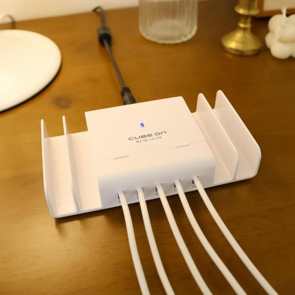 디바이스마트,컴퓨터/모바일/가전 > 스마트폰/스마트기기 > 충전기/보조배터리 > 멀티충전기,큐브온,JI-500 퀵차지 QC3.0 5포트 USB C타입 고속 멀티 충전기,국산 KC인증 / 5포트 QC3.0 고속 멀티 충전기 / 휴대폰 5대 동시 고속 충전 가능 / 도난방지 / 고속 C타입 / 5A