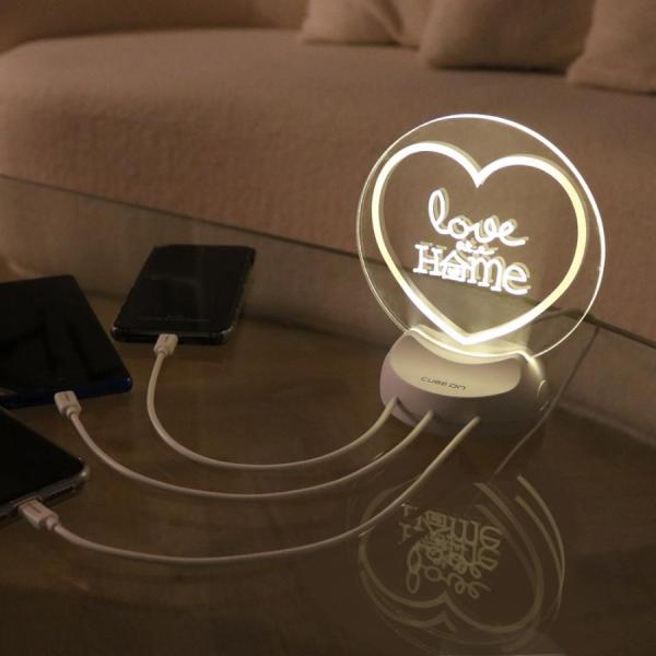 디바이스마트,컴퓨터/모바일/가전 > 스마트폰/스마트기기 > 충전기/보조배터리 > 멀티충전기,큐브온,JI-223 아크릴 무드등 QC 3.0 고속 충전기,국산 KC인증 / 직접 디자인하는 무드등 / 마카펜 포함 / QC3.0 고속 충전 / 도난방지 / 케이블 교체 기능