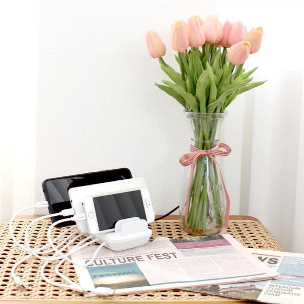 디바이스마트,컴퓨터/모바일/가전 > 스마트폰/스마트기기 > 충전기/보조배터리 > 멀티충전기,큐브온,JI-613 올 퀵차지 6포트 고속 멀티충전기,국산 KC인증 / 퀵차지 3.0 초고속 충전 / 도난방지 / 6포트 모두 고속 충전 / 충전기 본체 어댑터 분리형 5A