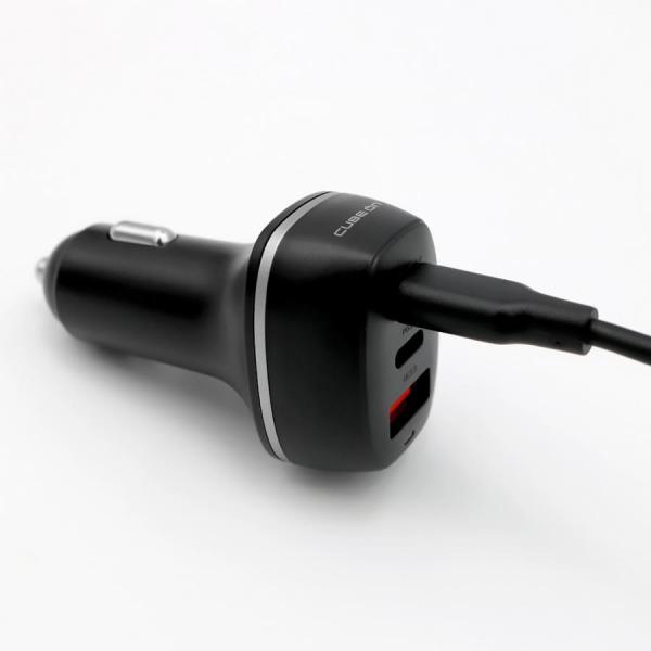 디바이스마트,사무/생활/서적 > 차량/생활/IOT > 차량내부용품 > 차량용 충전기,큐브온,JI-105 3포트 차량용 고속 충전기 C타입 케이블 포함,KC인증 / 차량용 초고속 PPS/PD 3.0 충전기 / 3포트 / 1.2M 케이블 포함