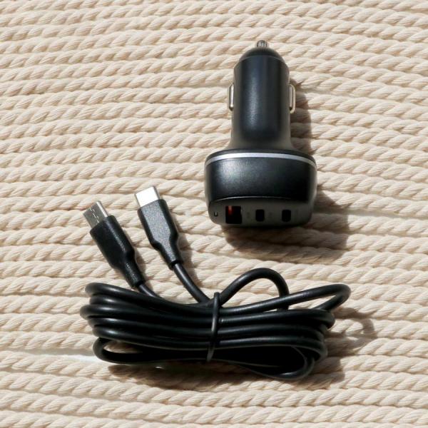 디바이스마트,사무/생활/서적 > 차량/생활/IOT > 차량내부용품 > 차량용 충전기,큐브온,JI-105 3포트 차량용 고속 충전기 C타입 케이블 포함,KC인증 / 차량용 초고속 PPS/PD 3.0 충전기 / 3포트 / 1.2M 케이블 포함