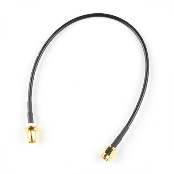 디바이스마트,케이블/전선 > PC/네트워크/통신 케이블 > 동축 RF 케이블,SparkFun,Interface Cable - SMA Male to SMA Female (25cm, RG174) [CAB-22034],SMA 수-암 커넥터 케이블 / RG174 하우징 / 길이 : 25cm / GPS / 셀룰러 / RF