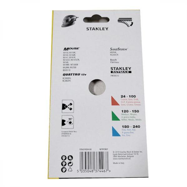 디바이스마트,수공구/전자공구/전동공구 > 전동/엔진공구 > 샌더/광택공구류 > 샌드페이퍼,스탠리,SCS221용 샌딩페이퍼 STA31024,SCS221용 샌딩페이퍼 / #80x2장 #180x2장 #240x1장