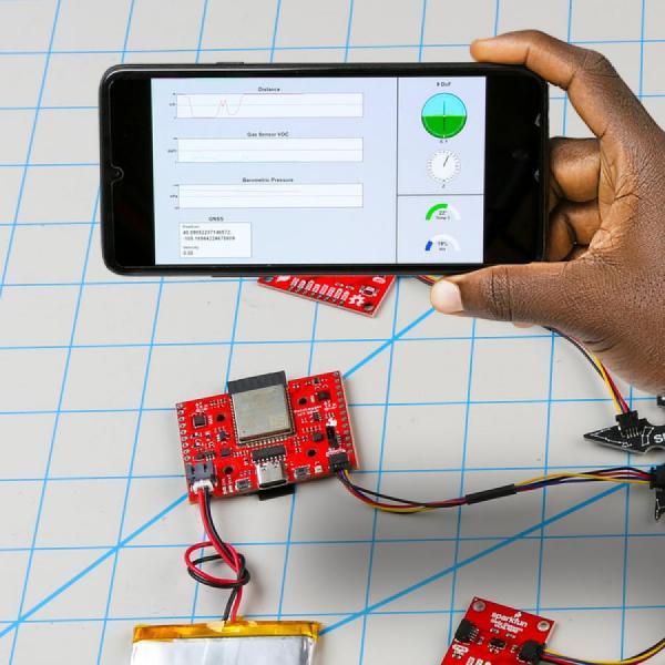 디바이스마트,MCU보드/전자키트 > 센서모듈 > IMU/AHRS(9축 이상),SparkFun,SparkFun DataLogger IoT - 9DoF [DEV-20594],스파크펀 DataLogger IoT - 9DoF / ESP32-WROOM-32E / 전압 : 3.3~6.0V / 9축 / 가속도계 및 자이로, 자력게