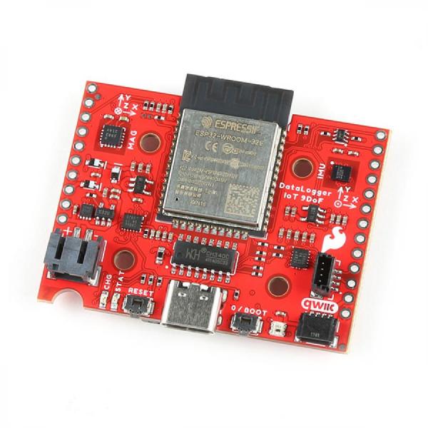 디바이스마트,MCU보드/전자키트 > 센서모듈 > IMU/AHRS(9축 이상),SparkFun,SparkFun DataLogger IoT - 9DoF [DEV-20594],스파크펀 DataLogger IoT - 9DoF / ESP32-WROOM-32E / 전압 : 3.3~6.0V / 9축 / 가속도계 및 자이로, 자력게