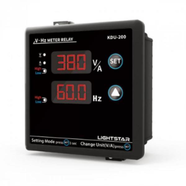 디바이스마트,기계/제어/로봇/모터 > 자동화(FA) > 제어 > 판넬메터,광성계측기,전압/주파수 한계설정계기 KDU-200 비통신,전압, 전류, 주파수, 접점출력 / 비통신 / 동작 전원: 90~260 VAC, 110 VDC / 표시 방식: 적색 LED / 치수: W 110mm, H 110mm