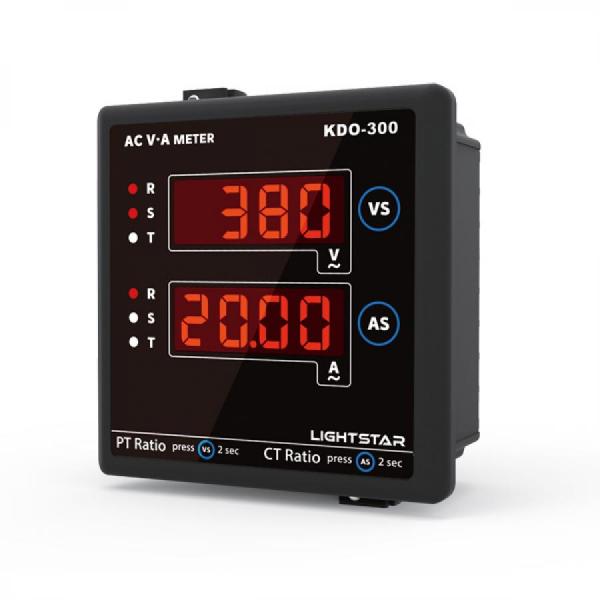 디바이스마트,기계/제어/로봇/모터 > 자동화(FA) > 제어 > 판넬메터,광성계측기,3상 전압/전류계 KDO-100 비통신,3상 전압/전류계 / 측정: 전압, 전류 / 비통신 / 동작 전원: 90~260 VAC, 110 VDC / 표시 방식: 적색 LED / 치수: W 110mm, H 110mm