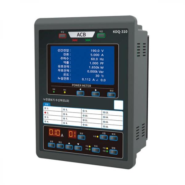 디바이스마트,기계/제어/로봇/모터 > 자동화(FA) > 제어 > 판넬메터,광성계측기,디지털 집중표시 제어장치 KDQ-310 통신(RS-485),CB Open/Close, TEMPX1, DOX2, 누전경보기 수신부(16채널) / 통신: RS-485 / 동작 전원: 90~260 VAC, 110 VDC / 치수: W 98mm, H 50mm