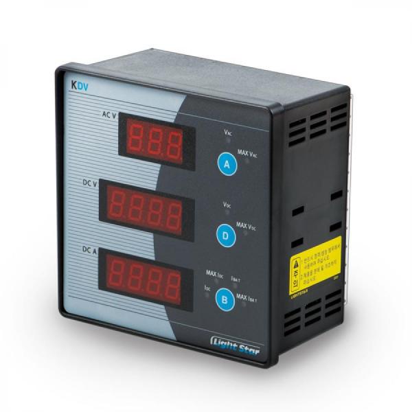 디바이스마트,기계/제어/로봇/모터 > 자동화(FA) > 제어 > 판넬메터,광성계측기,정류기반 디지털 집합계기 KDV-2 통신(RS-485),통신: RS-485 / 교류전압 입력 범위: 380, 110V / 동작 전원: 90~260 VAC, 110 VDC / 치수: W 144mm, H 144mm