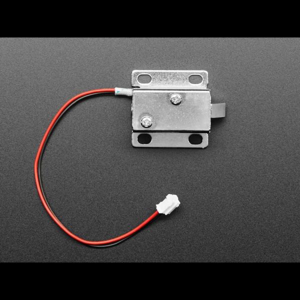 디바이스마트,기계/제어/로봇/모터 > 모터류 > 특수모터 > 솔레노이드,Adafruit,Small Lock-style Solenoid 6VDC @ 600mAh with 2-pin JST [ada-5135],소형 잠금식 솔레노이드 / 2핀 JST / 6VDC @ 600mAh