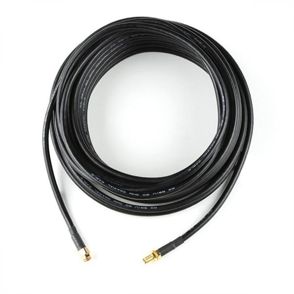 디바이스마트,케이블/전선 > PC/네트워크/통신 케이블 > 동축 RF 케이블,SparkFun,Interface Cable - RP-SMA Male to RP-SMA Female (10M, RG58) [CAB-22038],RP-SMA 수-암 커넥터 케이블 / RG58 하우징 / 길이 : 10m / GPS / 셀룰러 / RF