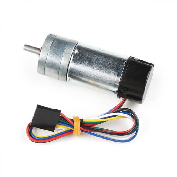 디바이스마트,기계/제어/로봇/모터 > 모터류 > DC모터 > 엔코더모터,SparkFun,Metal Gearmotor with Encoder - 12V (9.7:1) [ROB-17754],9.68:1 금속 스퍼 기어박스와 결합된 저전력 12V 브러시 DC모터 / 48 CPR 직교 인코더 / 회전당 464.64 카운트를 제공 / 전압: 12V