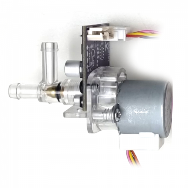 디바이스마트,기계/제어/로봇/모터 > 모터류 > 서보모터,한진데이타,공기/액체 마이크로 흐름(Flow) 제어모듈 (P7165-1),0.08도 마이크로 각도 제어 모터가 장착된 밸브 일체형 타입 / 액체나 기체의 유량을 섬세하게 제어가능 / RS232C 시리얼 통신 명령어 /  옵션으로 RS485 또는 USB도 지원 / 제품크기 : 65x 51mm